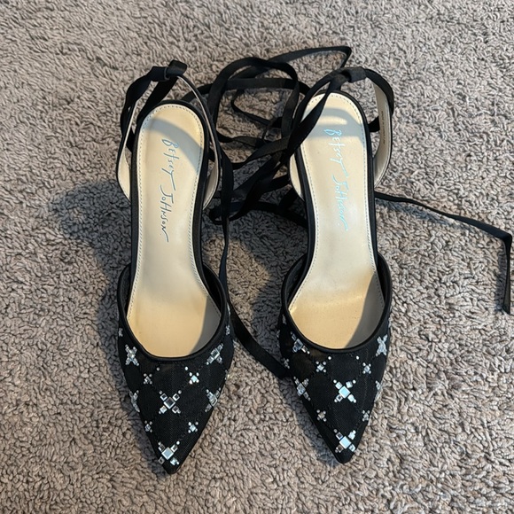 Brand New Betsy Johnson Angel Wrap heels - Picture 6 of 8